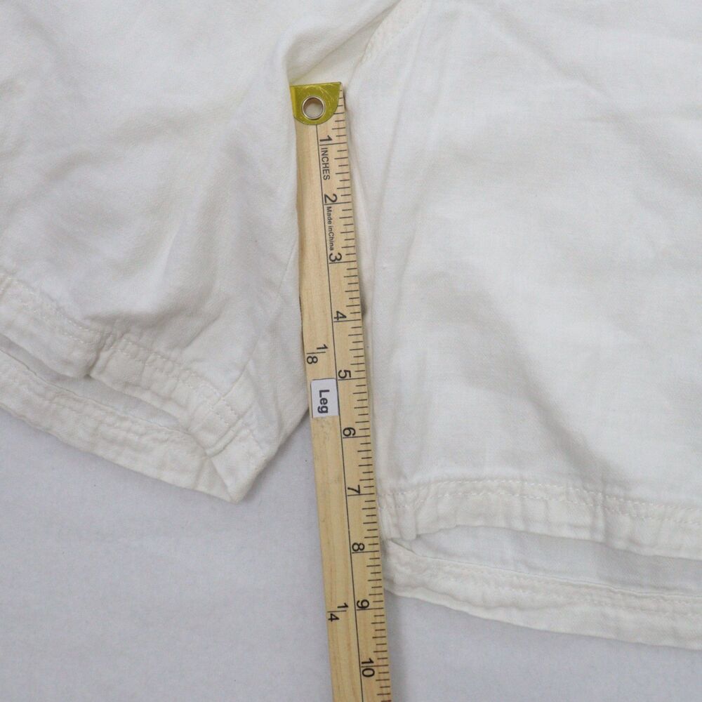 Tasso Elba Men's Cargo Shorts Size 36 Linen Cotton Blend Flat Front Chino - Picture 7 of 8